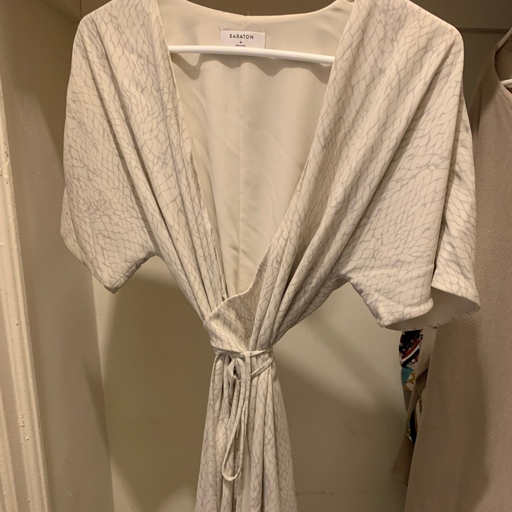 BABATON SS WRAP DRESS
